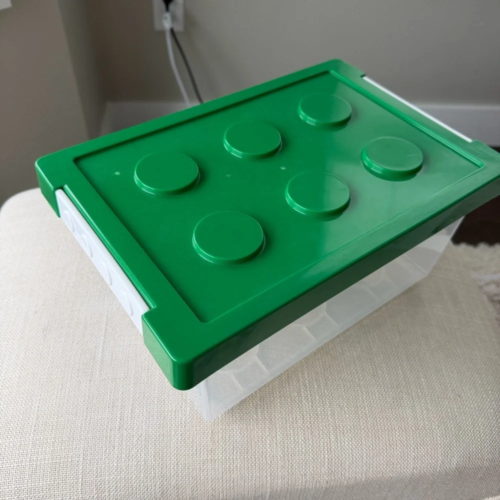 Lego Bricks Storage Box 10x7x5 inches